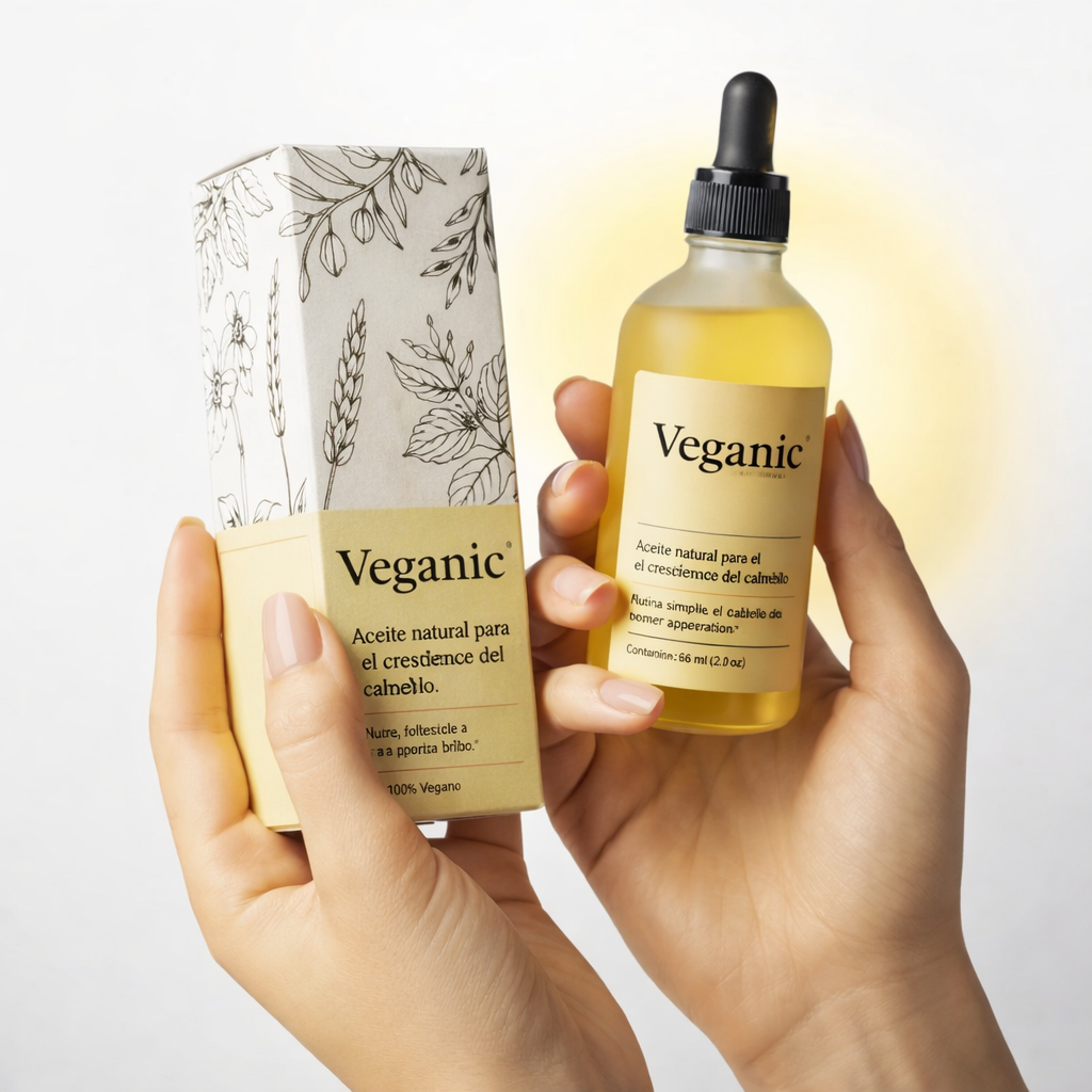 Veganic Oil - Crecimiento de Cabello