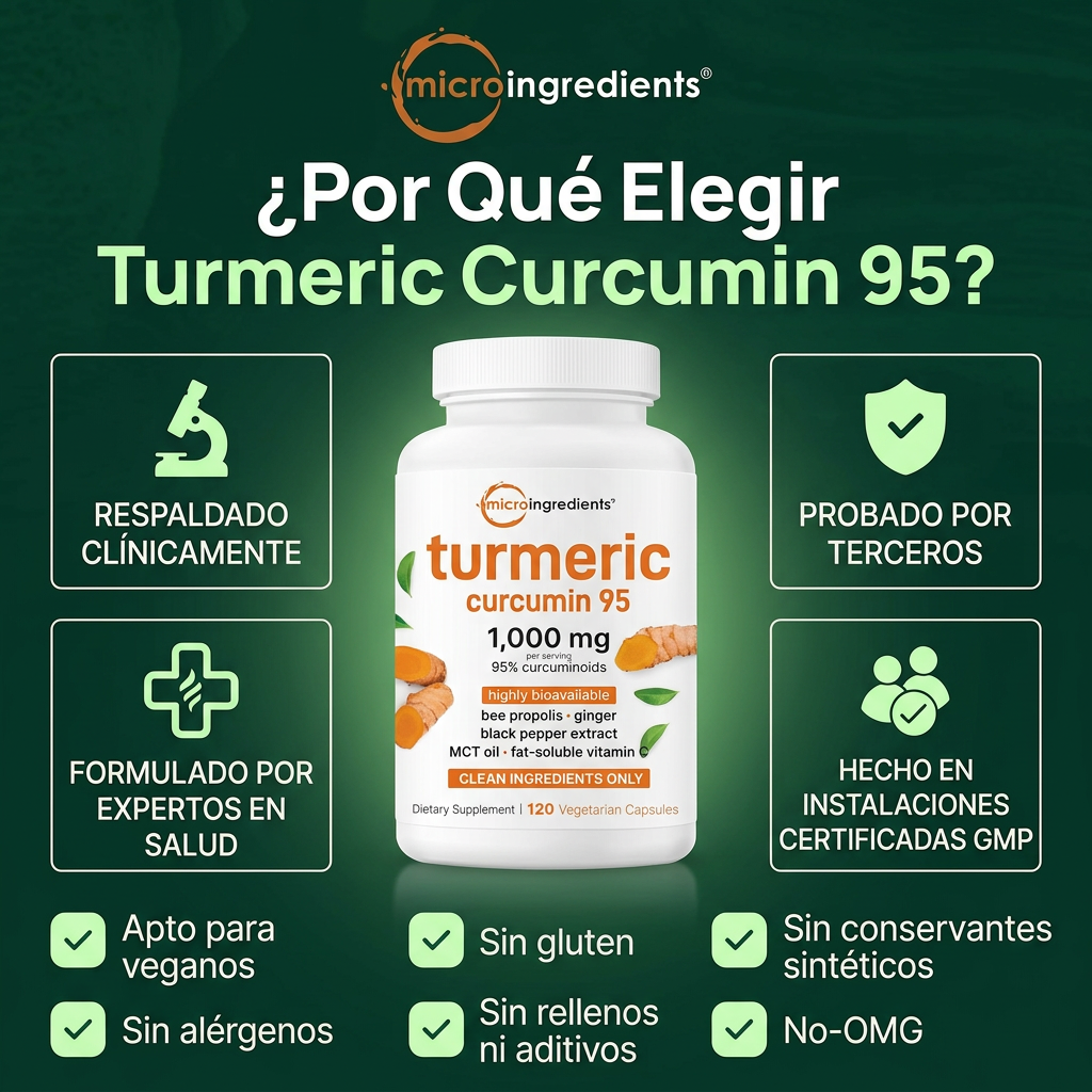 Turmeric Curcumin 95 (120 cápsulas)