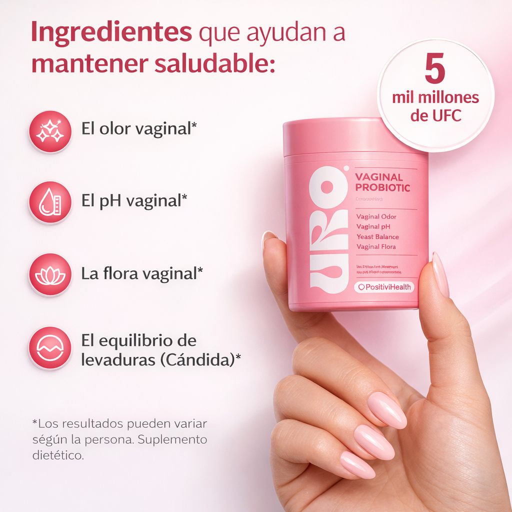 URO Probiotico Vaginal - 60 Capsulas