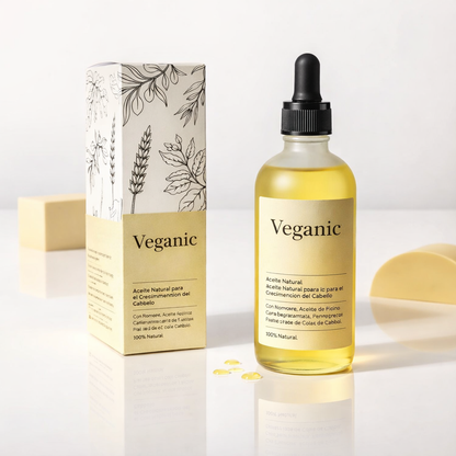 Veganic Oil - Crecimiento de Cabello