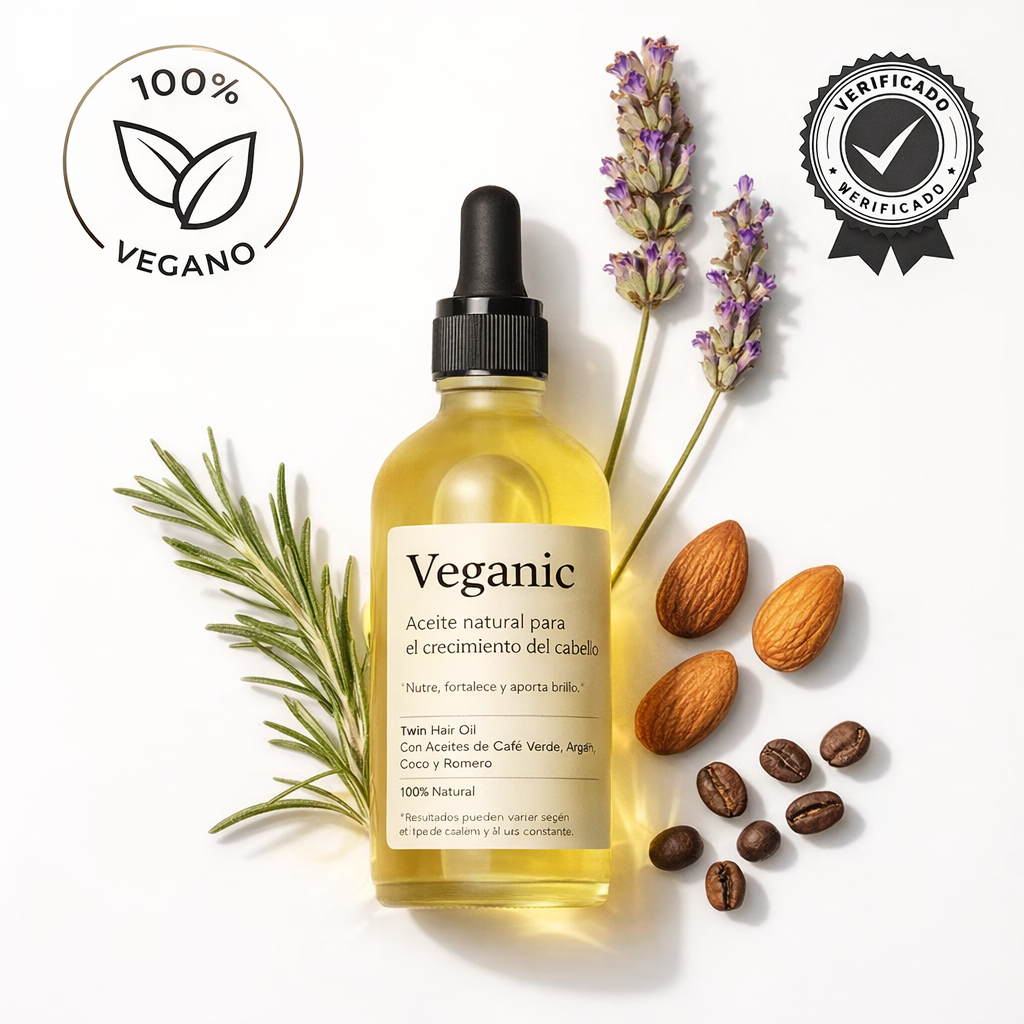 Veganic Oil - Crecimiento de Cabello