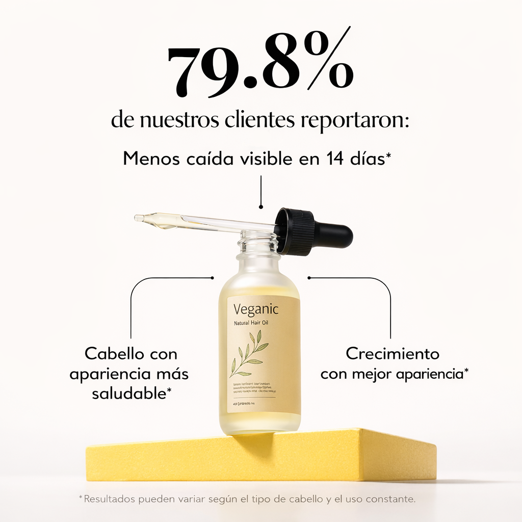 Veganic Oil - Crecimiento de Cabello