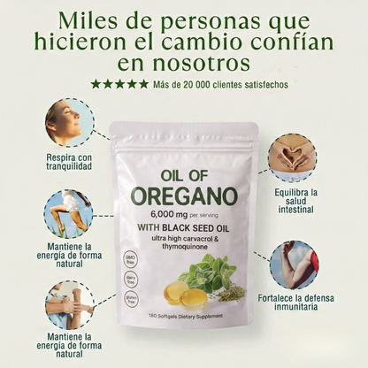 Aceite de Orégano (180 cápsulas)