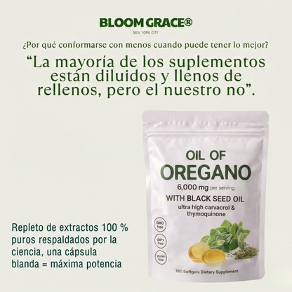 Aceite de Orégano (180 cápsulas)