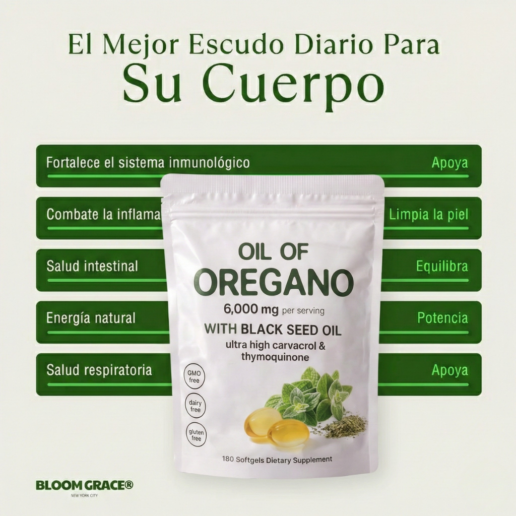 Aceite de Orégano (180 cápsulas)