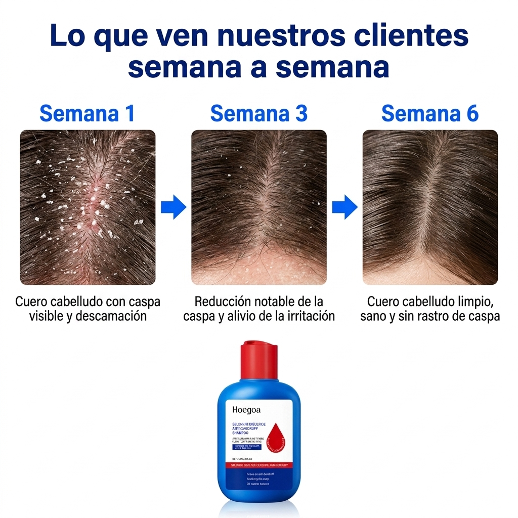Hoegoa™ Shampoo Anticaspa de Disulfuro de Selenio