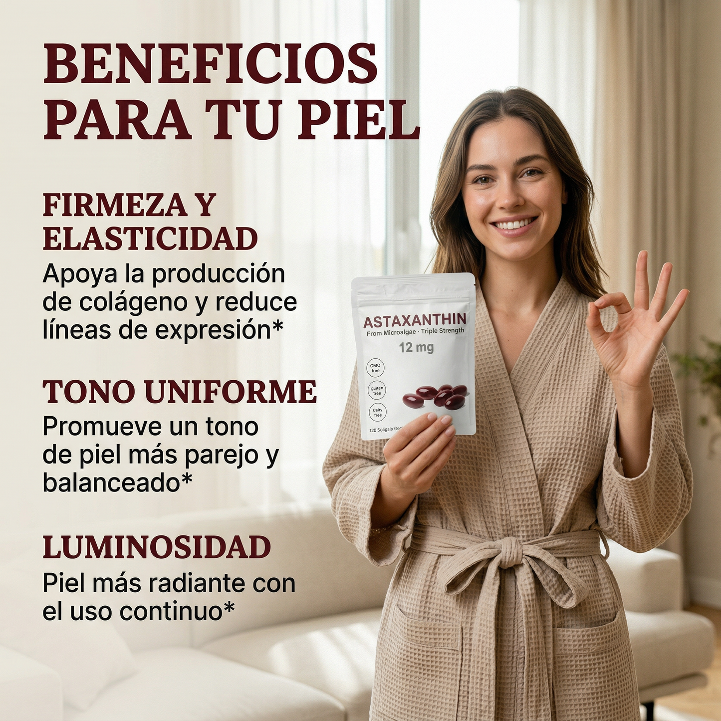 Astaxanthin® 12mg (120 Cápsulas)