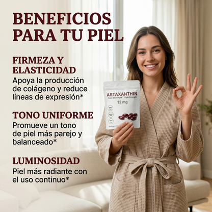 Astaxanthin® 12mg (120 Cápsulas)