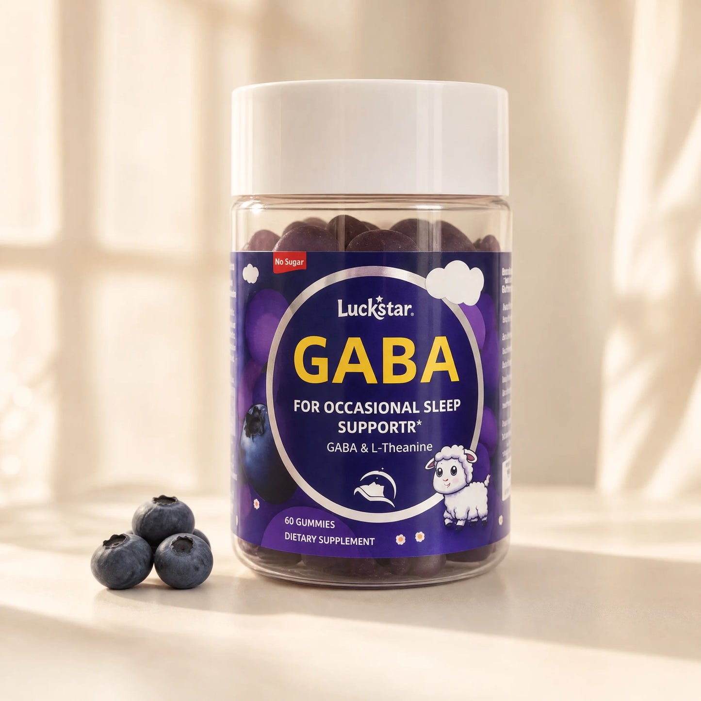 LuckStar GABA Gummies (60 Gomitas)