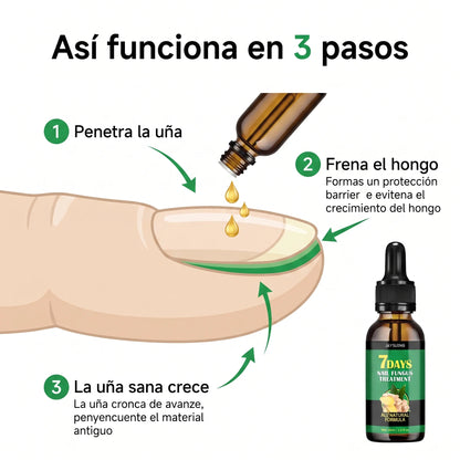 7 Days Nail Fungus (Gotas para Hongos de Uñas)