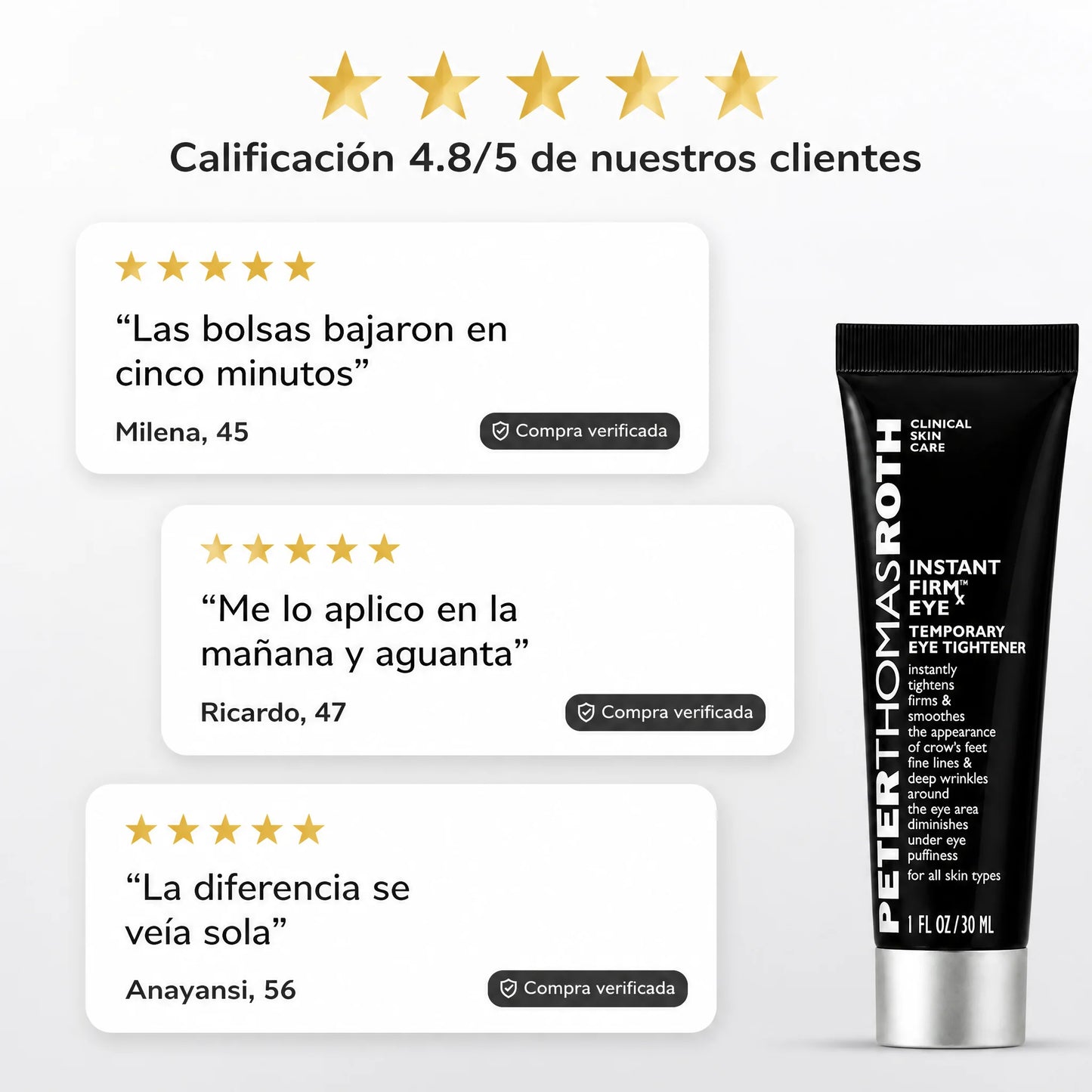 Instant FIRMx® Eye Tensor Instantáneo para Contorno de Ojos