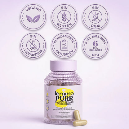 Lemme Purr (Probióticos para Salud Íntima Femenina)