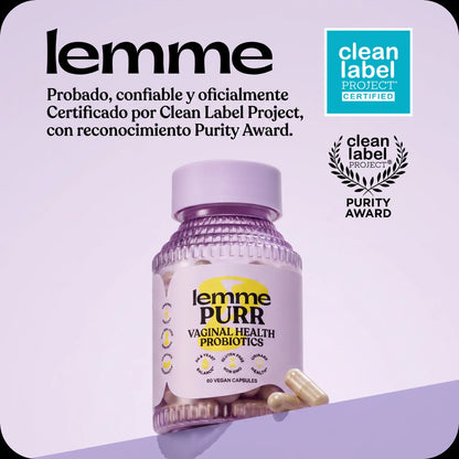 Lemme Purr (Probióticos para Salud Íntima Femenina)