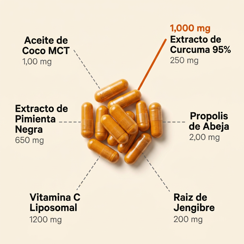 Turmeric Curcumin 95 (120 cápsulas)
