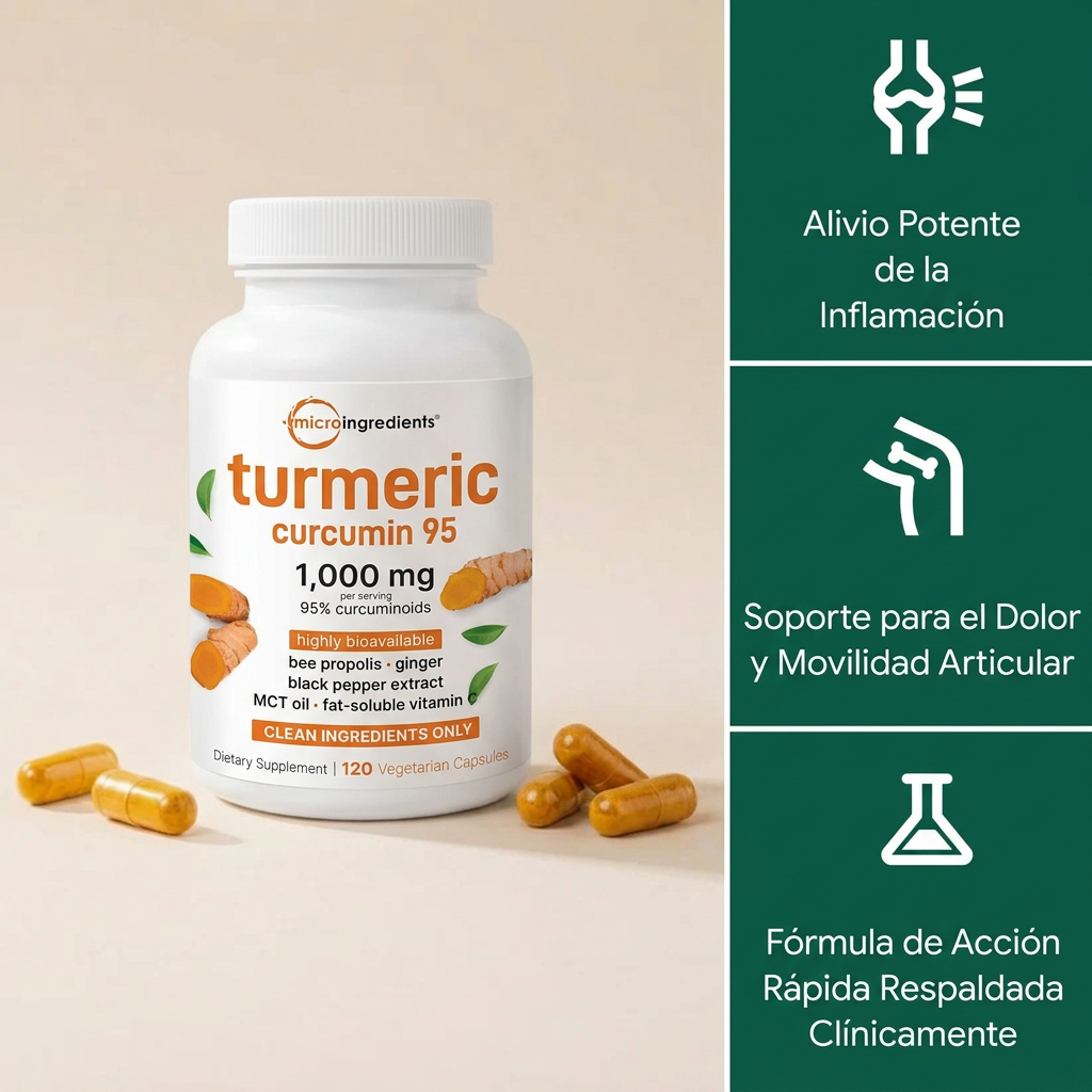 Turmeric Curcumin 95 (120 cápsulas)