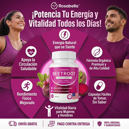 Rosabella™ Beetroot 1300mg (60 Cápsulas)