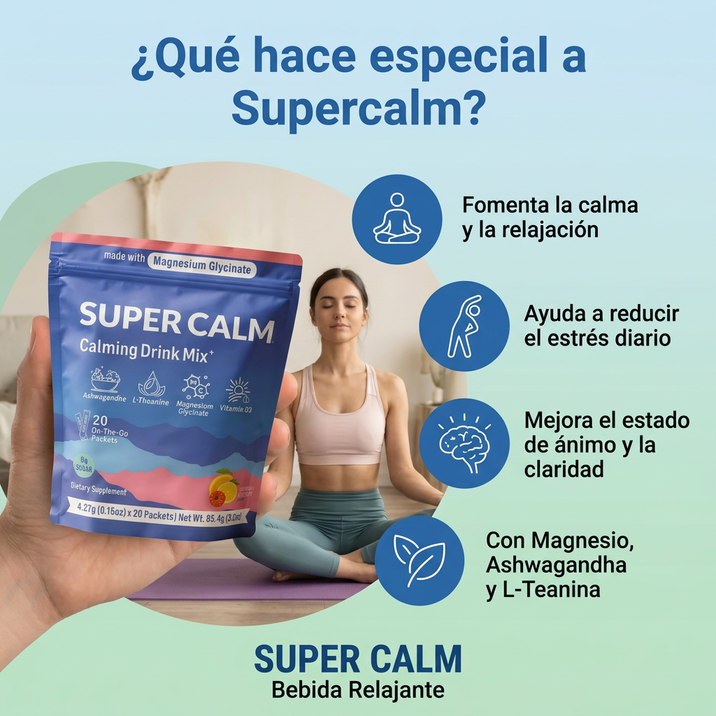 Super Calm™ Bebida Relajante (20 Packets)