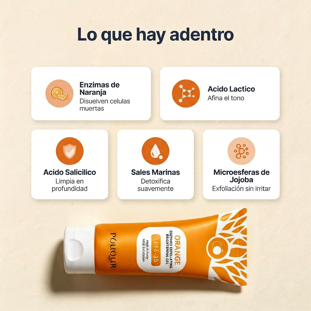 POUQUR Orange™ Exfoliante con Enzimas de Naranja
