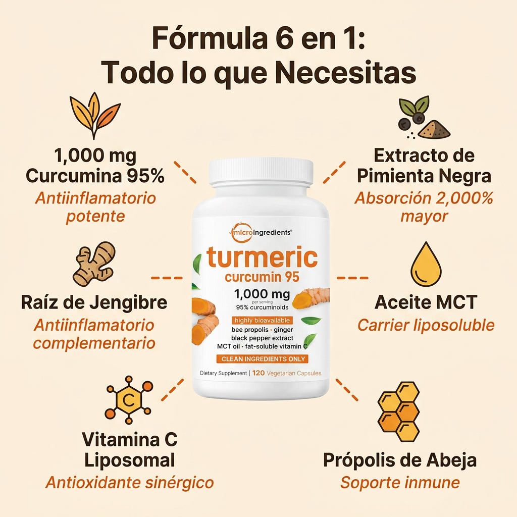 Turmeric Curcumin 95 (120 cápsulas)