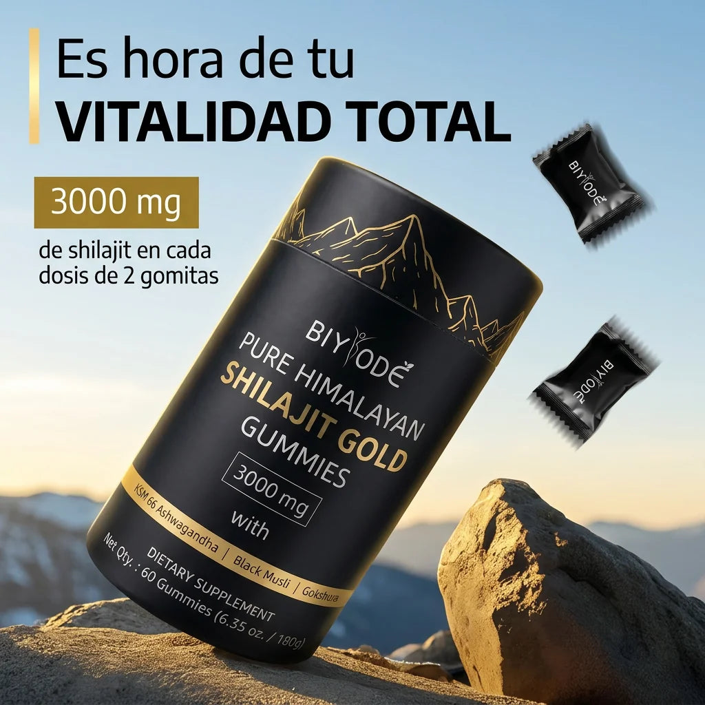Pure Himalayan Shilajit Gold Gummies 3000 mg