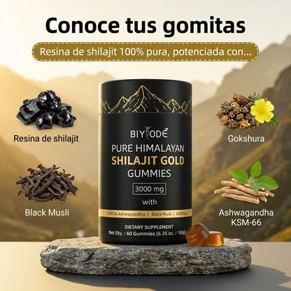 Pure Himalayan Shilajit Gold Gummies 3000 mg