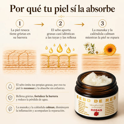Tallow Glow Cream: por qué tu piel sí la absorbe
