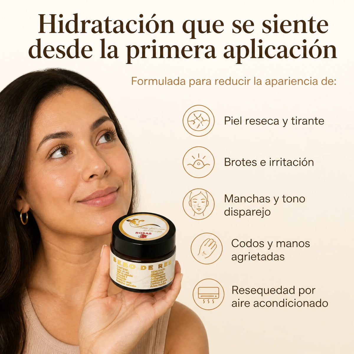 Tallow Glow Cream (Sebo de res artesanal)