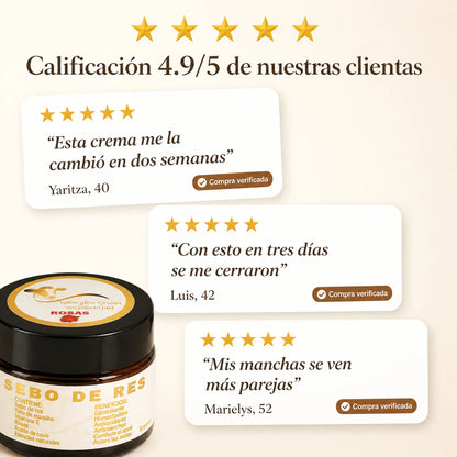 Tallow Glow Cream (Sebo de res artesanal)